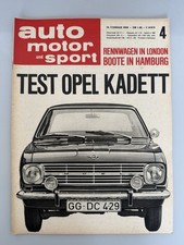Zeitschrift Auto Motor und