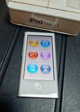 Apple iPod nano 7 Generation Silber MP3 Player / Bluetooth 