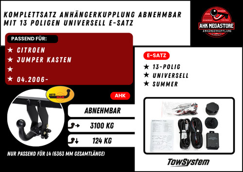Anhängerkupplung komplettsatz - anhängerkupplung,