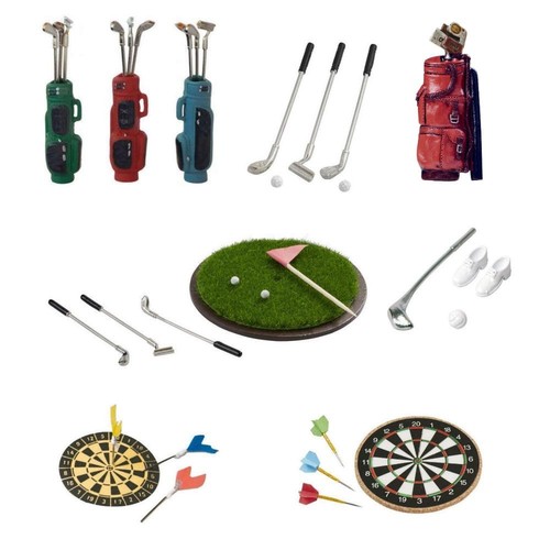 Miniatur sport zubehör golf - sport,
