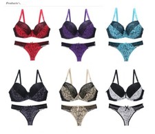 Damen Sexy Spitze gepolsterter