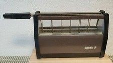 Toaster Brottoaster AKA ST 2 Sichttoaster silbern mit Glas - original DDR