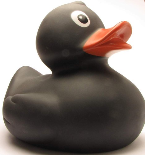 Badeente xxl sophia schwarz - badeente,