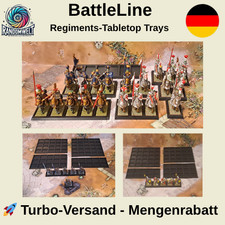 Movement Tray Set 20–50 mm | Regimentsbases für Fantasy Tabletop & Wargaming