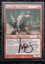 Feuerwilder Schamane Autogramm Lucas Graciano Magic the Gathering MTG