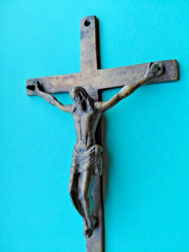 Altes wandkreuz schlichtes - wandkreuz,