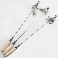 Katzenspielzeug Holzgriff