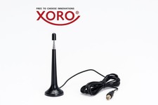 Xoro DVB-T DVB-T2 DAB+ Teleskop Zimmerantenne, passive Antenne mit Magtetfuß