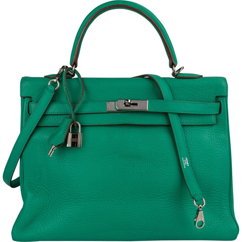 Hermès togo leather - kelly, 32