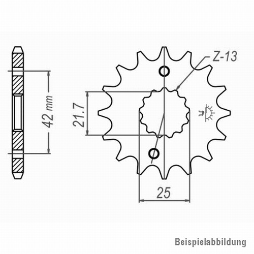 Ritzel vorne zähne suzuki - ritzel,