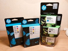 Original HP 932 933 Tinte Set, Black Cyan Magenta Gelb Druckerpatronen OfficeJet