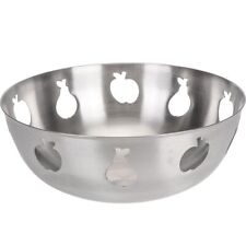 Dekoschale Edelstahl Ø30cm Früchtekorb Obstschale Designschale Deko Obstkorb 