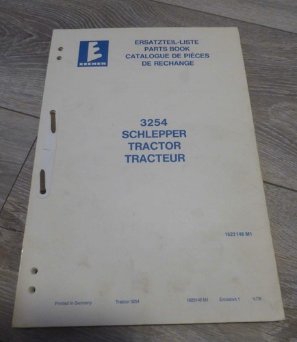Eicher schlepper 3254 - eicher,