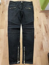 Balmain Paris Jeans Biker limited schwarz Gr. 40