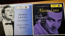 Mario LANZA 2 SINGLES  singt