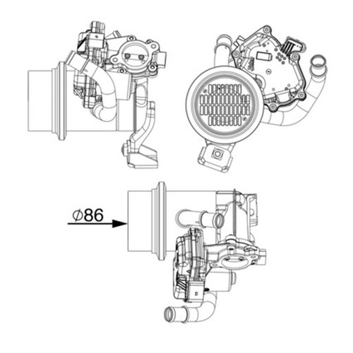 Mahle cooler exhaust gas - mahle,