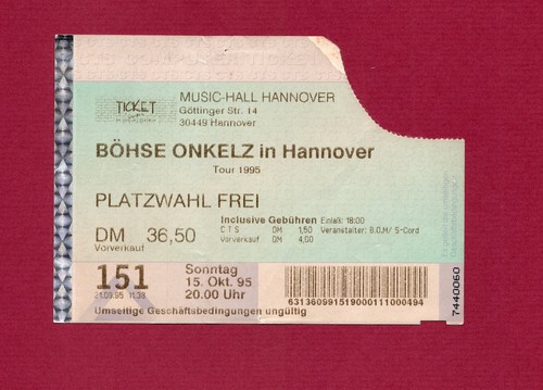 Böhse onkelz tour - böhse,