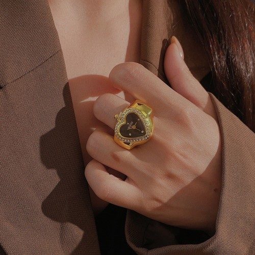 Ringuhr für damen - ringuhr, verstellbar