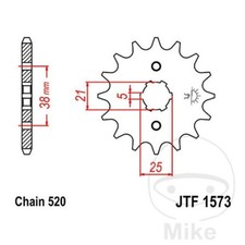 Ritzel für Yamaha XV 125
