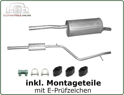 Auspuff set renault dacia - renault, dacia-