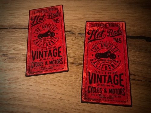 Hot rod aufkleber - hot, vintage