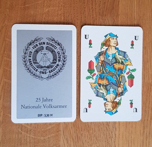 Ddr skatkarte jahre - 25,