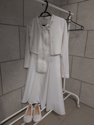 Kommunion kleid 146 weiß - gr.146,,