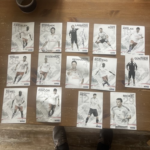 Alte hsv autogrammkarten ohne - alte,