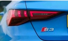 Audi S3 lettering emblem logo
