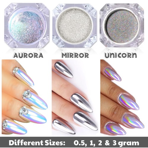 Einhorn aurora spiegelnagel - aurora,