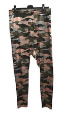 Divided H&M Leggings Gr. XL Damen Camouflage Hose Polyester B8