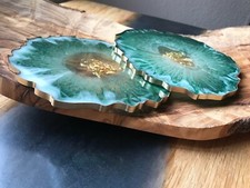 Luxuriöse Untersetzer aus Epoxidharz - perfektes Geschenk für jeden Anlass