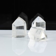 Budawi® Bergkristall Edelstein Kristall Spitze poliert Dekostein Höhe ca. 3 cm