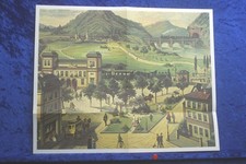 Anschauungstafel Post und Eisenbahn um 1865 (EE058) FAKSIMILE Eisenbahn Archiv V