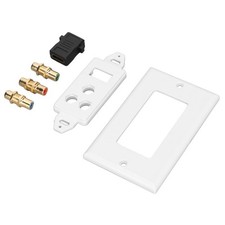 3RCA Wall Plate HD Multimedia