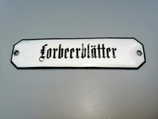 Emaille Schildchen Blechschild