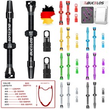 Paar Presta Tubeless Ventil Stems 40/44/55/60mm Removable for MTB Road Fahrrad