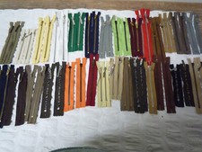 Konvolut 52 Reißverschlüsse  16-20 cm lang  unteilbar diverse Farben Top