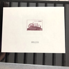 Österreich Künstler Vignettenblock WIPA 2000 von Adolf Tuma