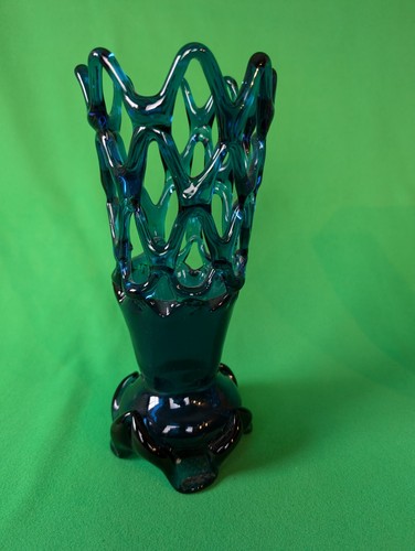 Murano vase blau netz design - vase,