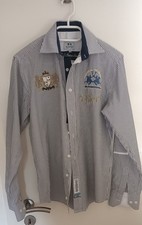 Original  LA MARTINA  Herrenhemd - Gr.  hellblau' gestreift M 39/40