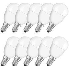10 x Attralux LED Leuchtmittel Tropfen 3,2W = 25W E14 matt 250lm warmweiß 2700K