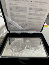SPRINGBOCK Münzbarren 1 OZ Silber 999er 2020 im 3 OZ Barren mit Etui NEU OVP