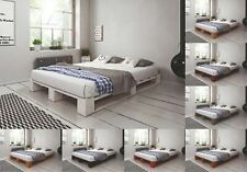 Palettenbett aus Holz