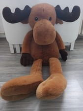 IKEA Elch Ensta XXL Elch ?  Braun Kuscheltier Plüschtier ca 80 cm Stofftier