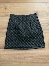 VILA Rock Lederimitat Steppoptik schwarz Gr. 34