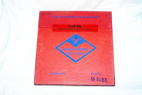 Ddr magnettonband tonband - ddr-magnettonband, 500m