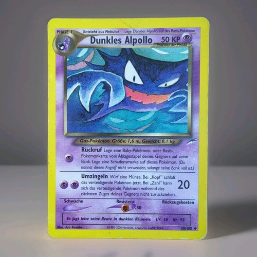 Dunkles alpollo pokemon karte - alpollo,