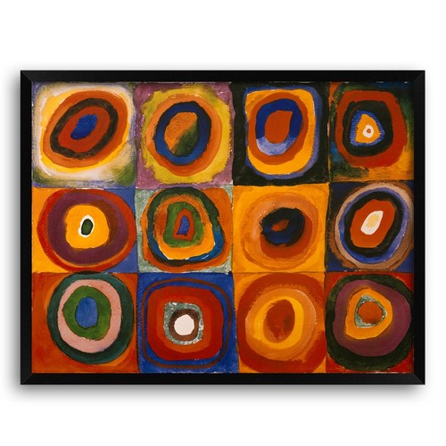 Farbstudie quadrate - quadrate,