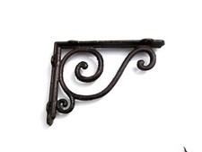 Regal Winkel Gußeisen Eisen Wandwinkel Regalwinkel Regalträger braun 14,5 x 19cm